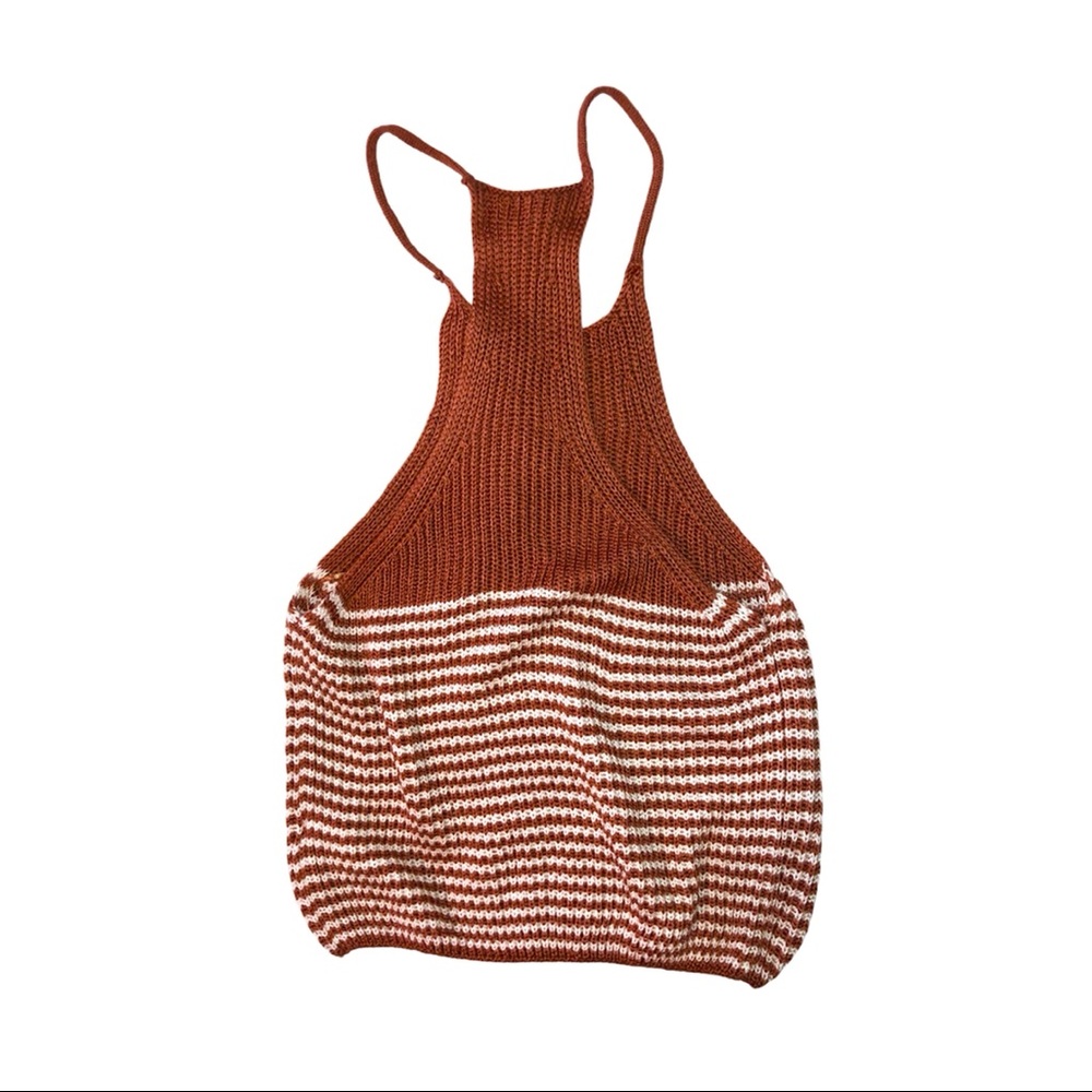 NWT - Love Tree Knit Tank Rust - Picture 6 of 7